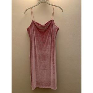 ASOS Pink Velvet Dress